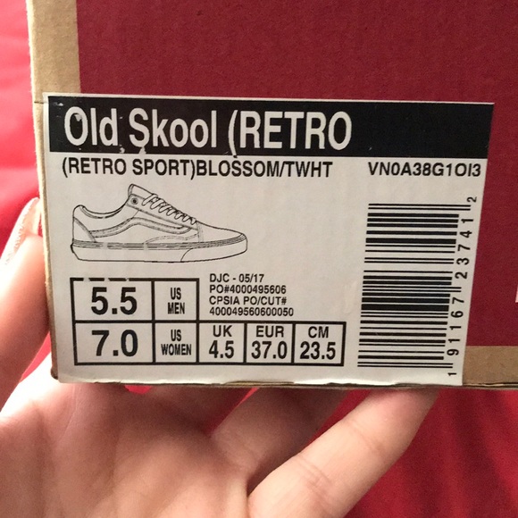 Pink Vans Old Skools (Retro Sport) - Picture 3 of 3